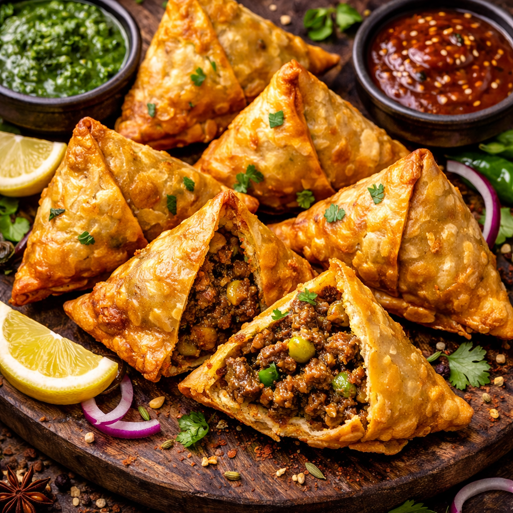 Lamb samosa