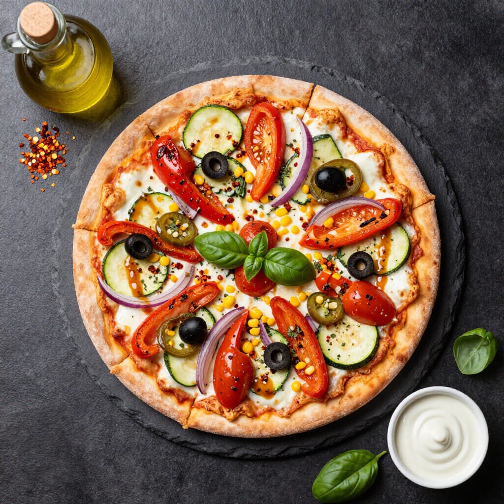 Zesty Vegan Pizza