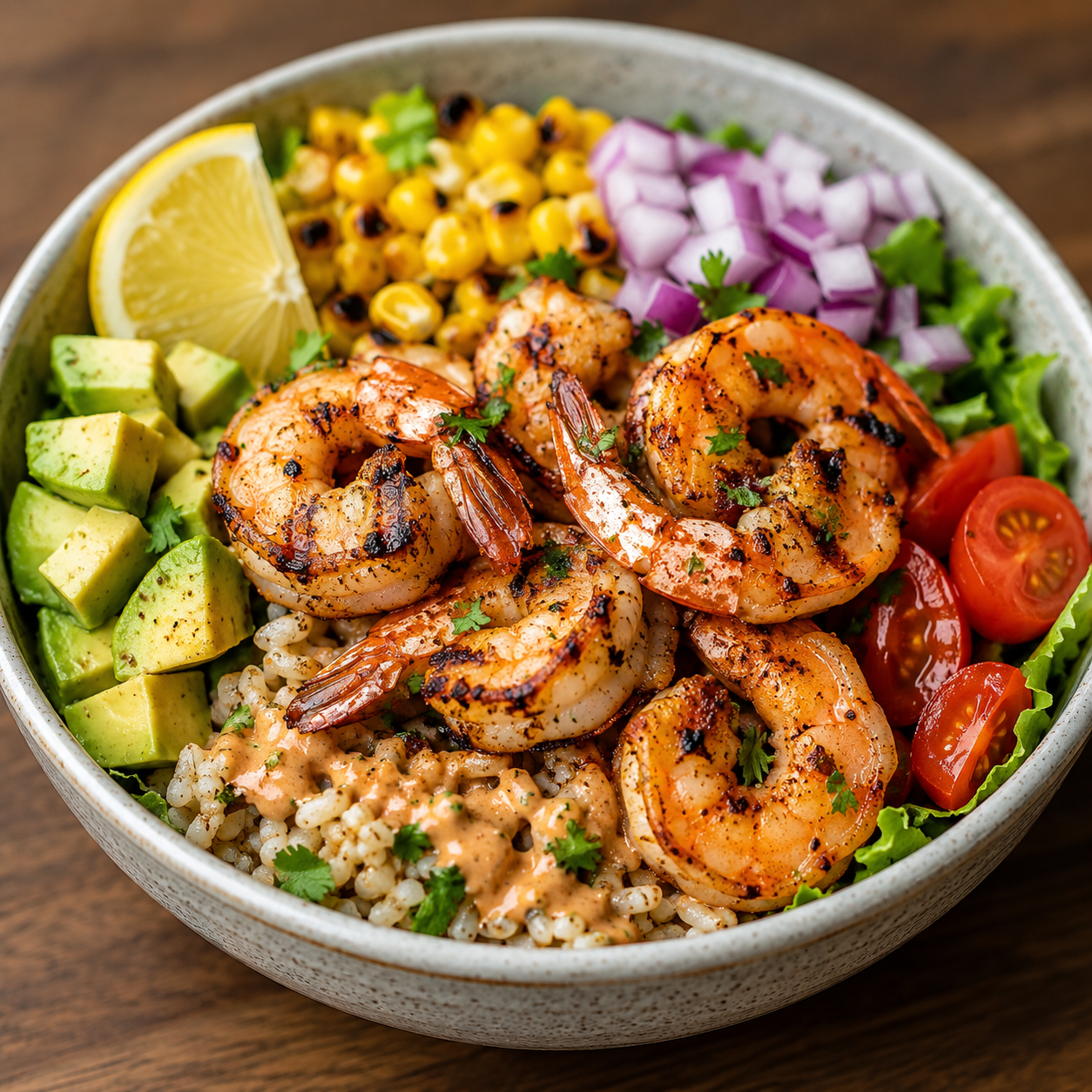 Grilled Shrimp Bowl