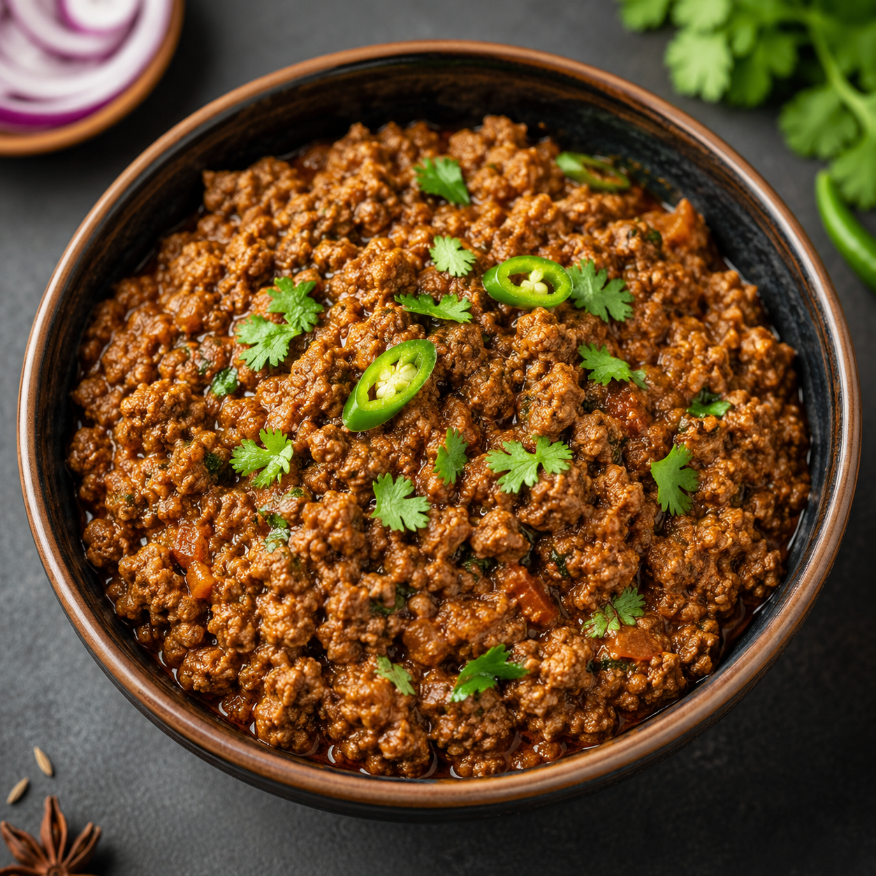Lamb Keema  Bowl