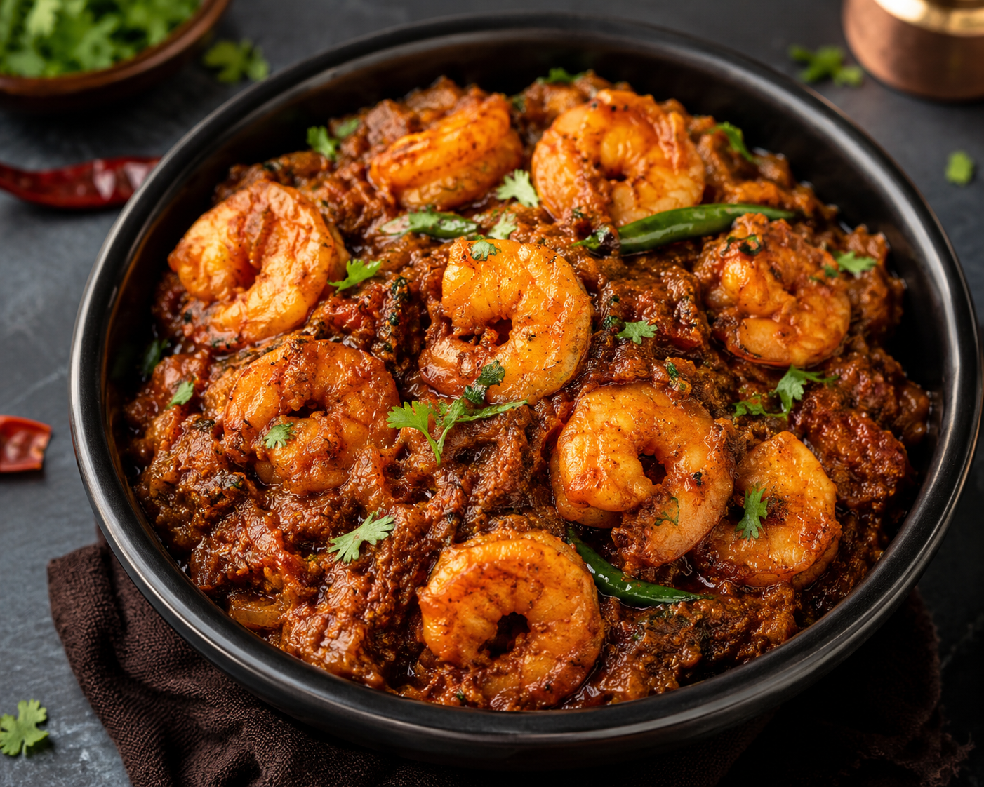 Shrimp Bhuna