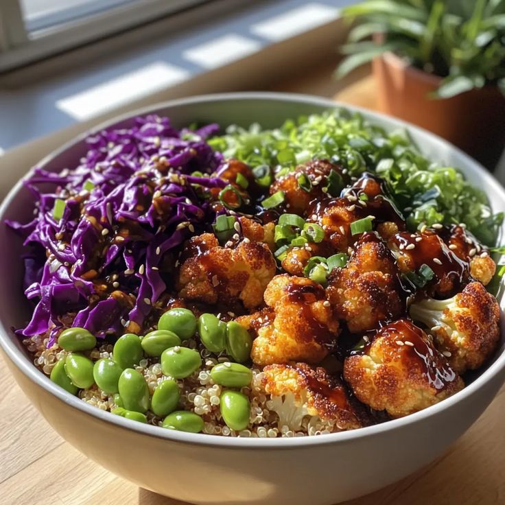 Cauliflower Manchurian Bowl
