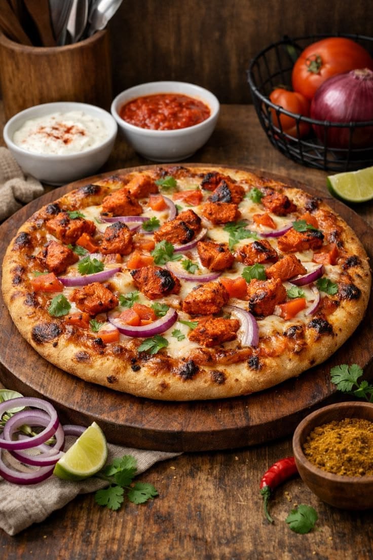 Chicken Tikka Pizza