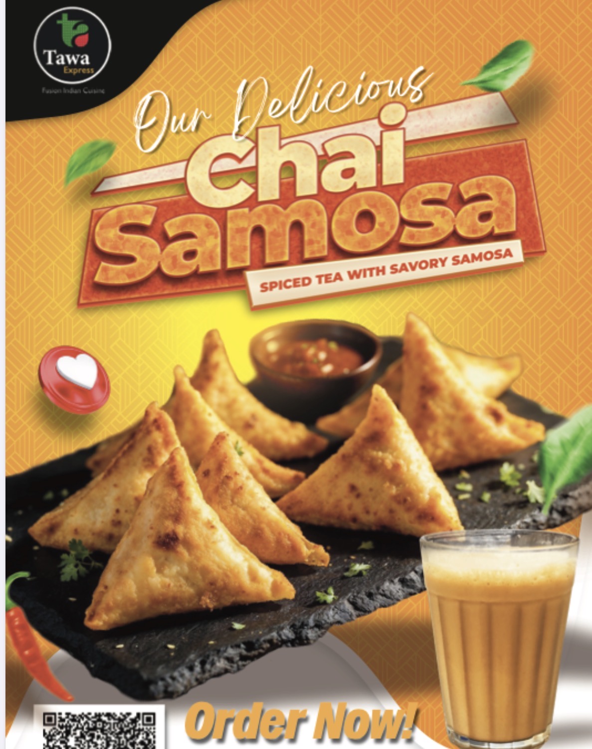 Chai & Veg Samosa